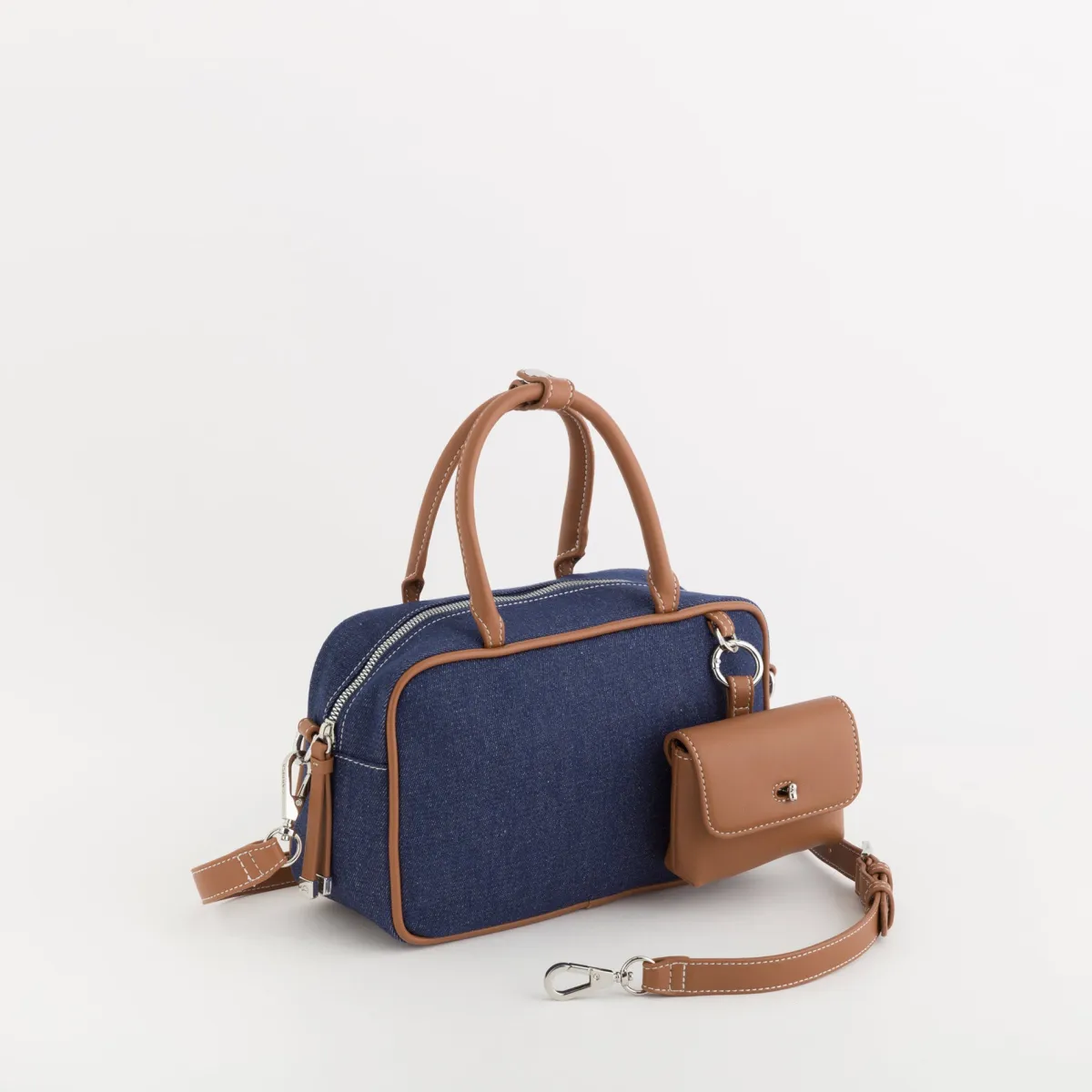 Discount CARPISA Bauletto Donna - Marian v2 Blu Denim/Multicolore
