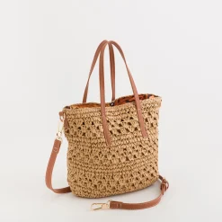 Best CARPISA Borsa A Mano Donna - Chobe Naturale/Cuoio