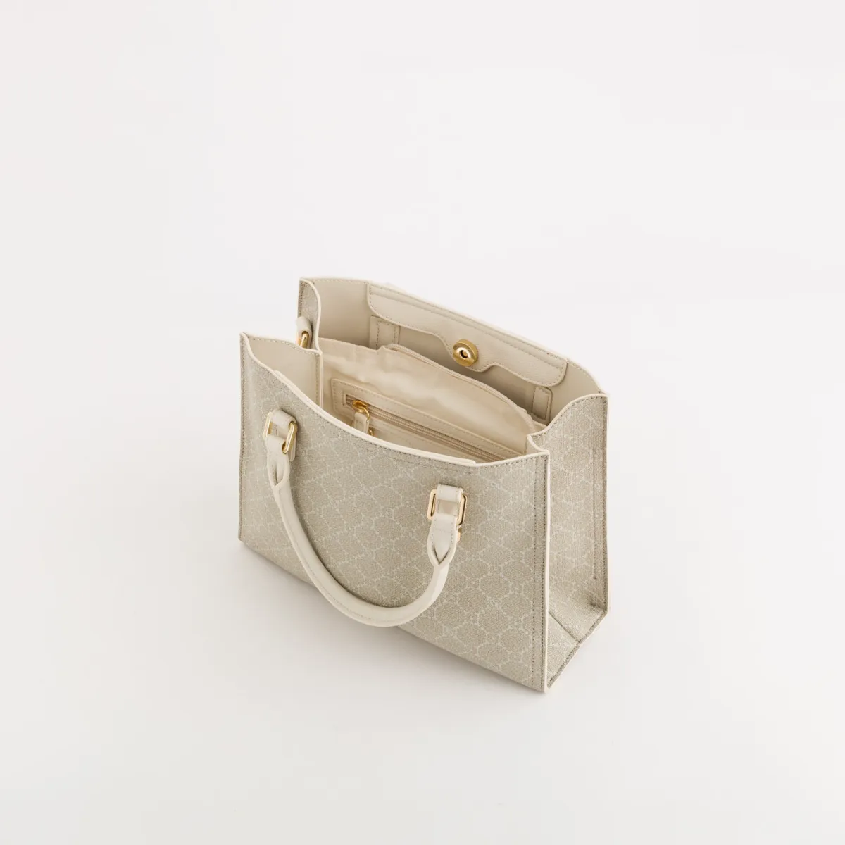 New CARPISA Borsa A Mano Donna - Diana spring Burro/Multicolore