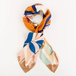 Hot CARPISA Foulard Donna - Foulard Rosa/Multicolore