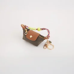 New CARPISA Portachiavi Donna - Bags keychain Verde Lichene/Multi