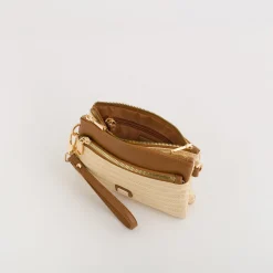 Discount CARPISA Tracollina Donna - Michelle Naturale/Cuoio